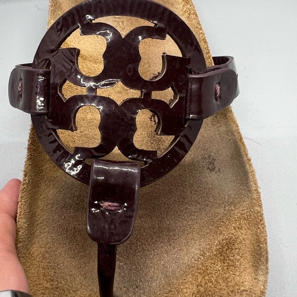 Tory Burch Miller Cloud Sandals Size 7 Brown - Picture 9 of 16